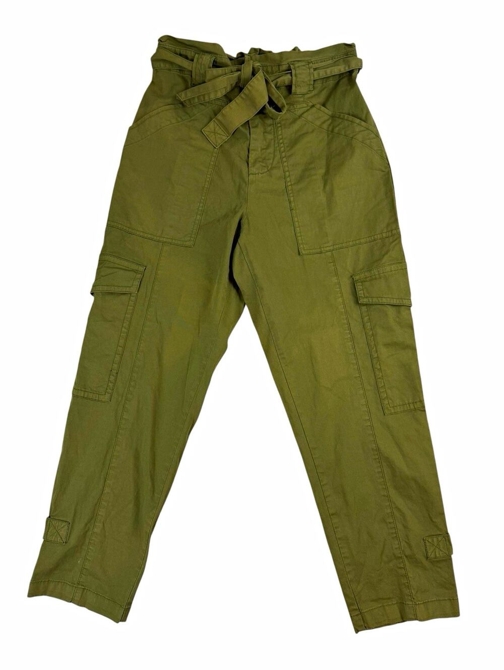 ALEX MILL Pants Womens 8 Green Expedition Cargo High Rise Military Utility